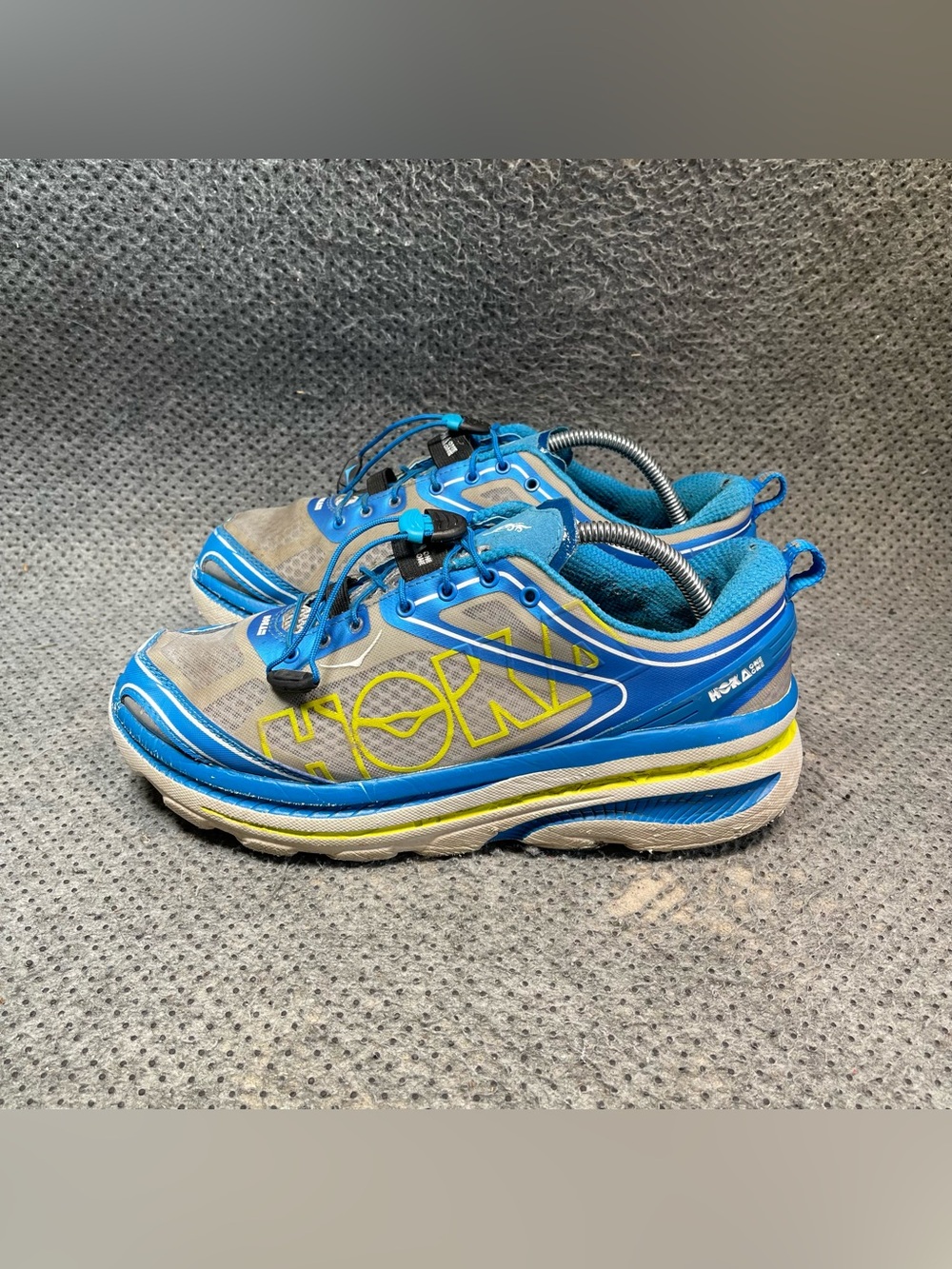 Hoka One One Bondi 3 Blue Running Shoes Size 9.5 Men’s